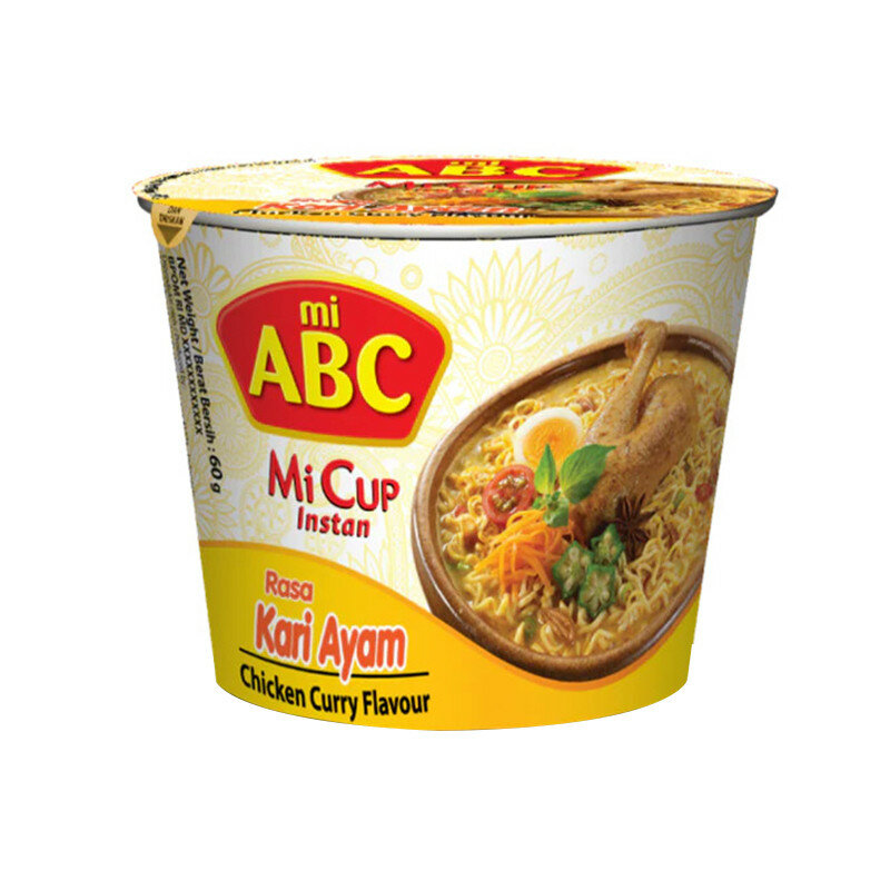 Mi ABC Лапша быстрого приготовления Со вкусом Курица карри, 60 гр