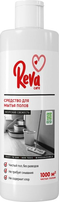 Средство чистящее Reva Care для мытья полов с ароматом Морская свежесть 1л