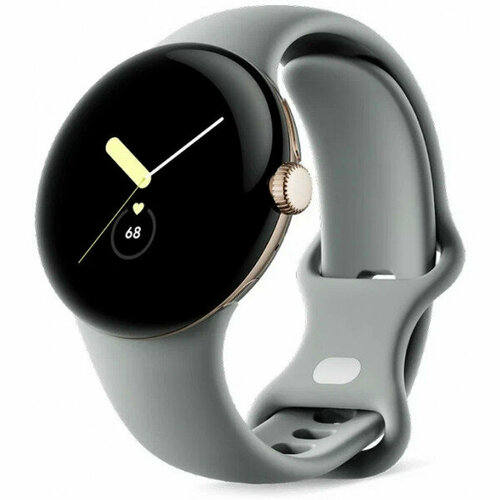 Умные часы Google Pixel Watch Matte Black Stainless Steel Case Hazel Active Band 1999900₽