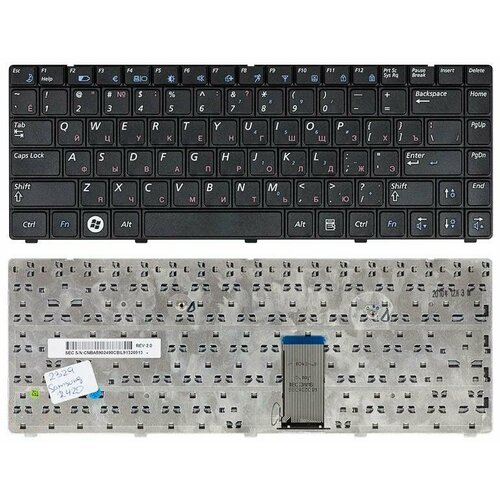 Клавиатура для ноутбука BA59-02490C, для ноутбука Samsung R440, R470, черная, MB002329 клавиатура для ноутбука samsung r418 ba59 02490c v102360is1