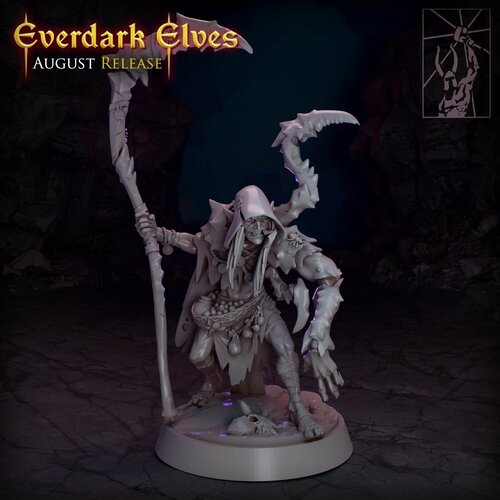 Warhammer Dark Elve Sorcerer/Темный эльф-колдун