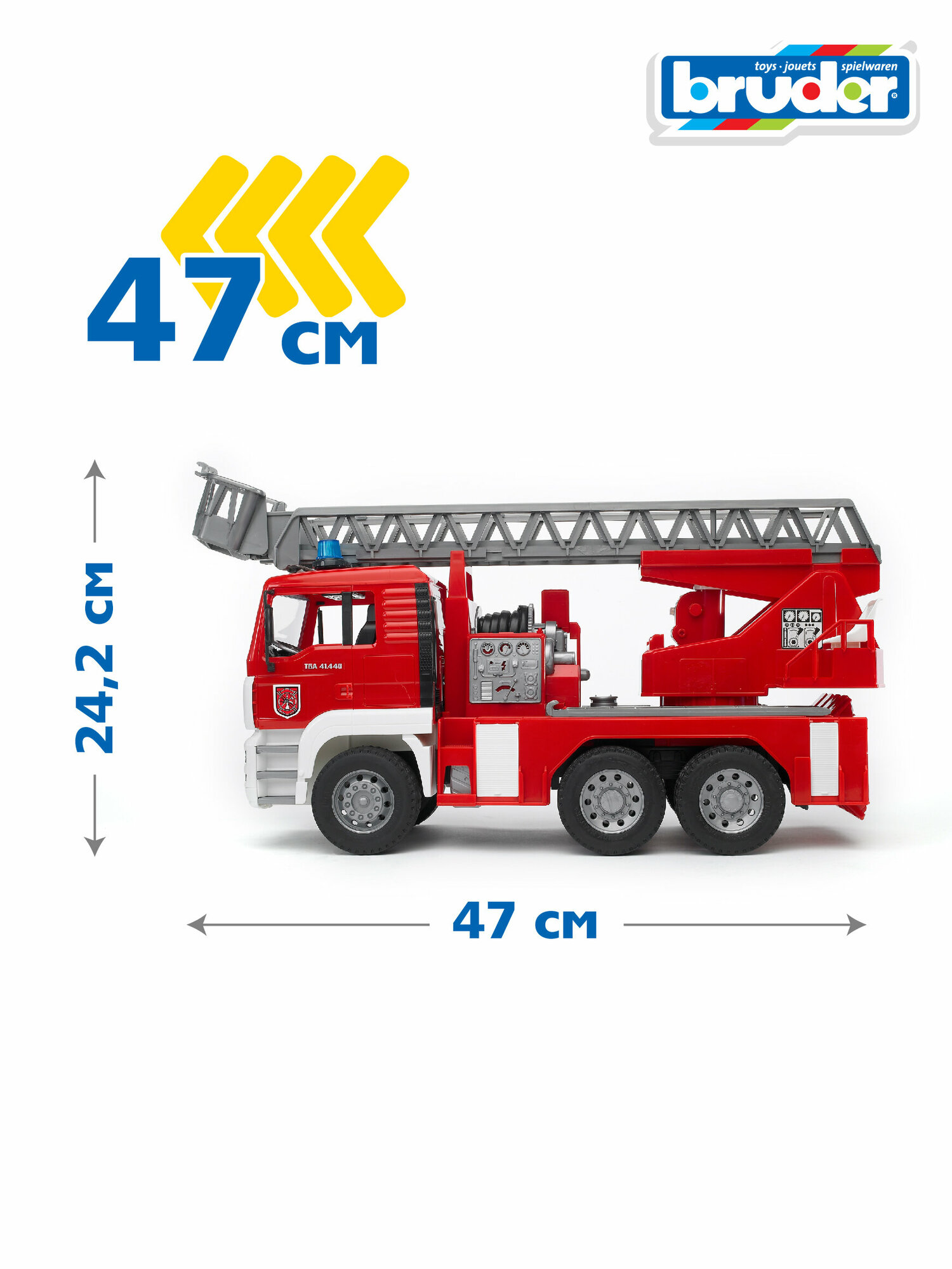 Пожарная машина Bruder MAN (02-771) - фото №12