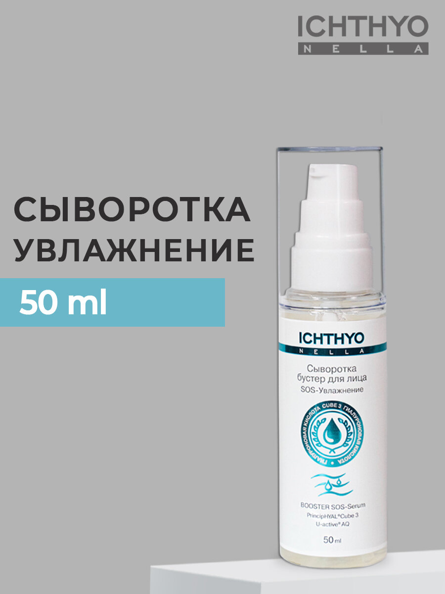 Сыворотка бустер для лица SOS-увлажнение Гиалуроновая кислота и U-activeAQ 50 ml
