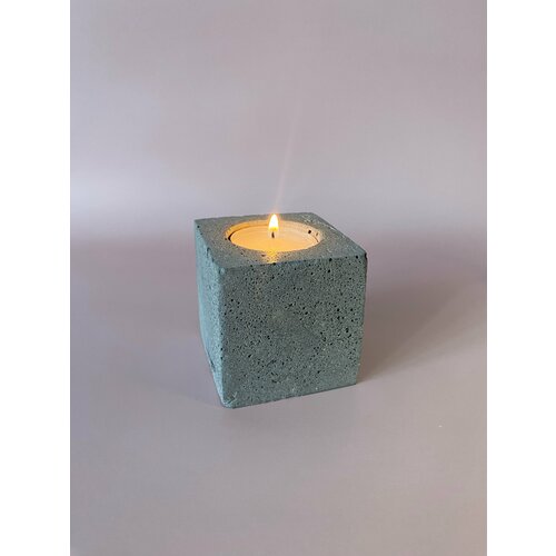 Подсвечник для чайной свечи 6х6, бетон