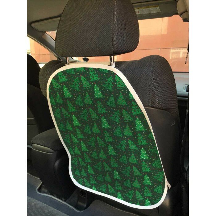 Защитная накидка на спинку автомобильного сидения Танец елок