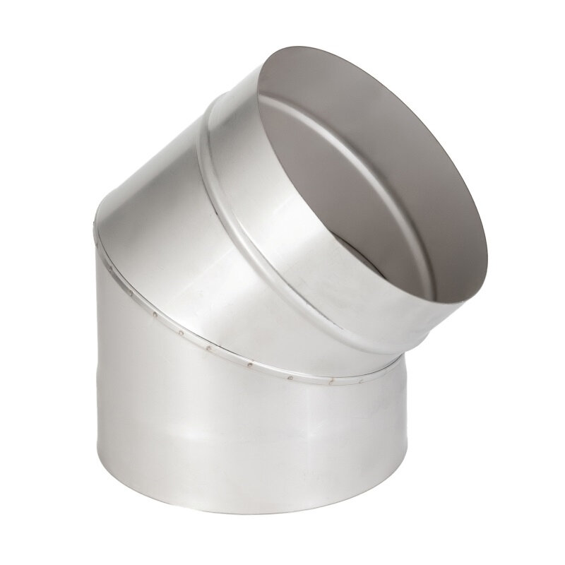 фото Угол 45° нержавейка 1 мм d200