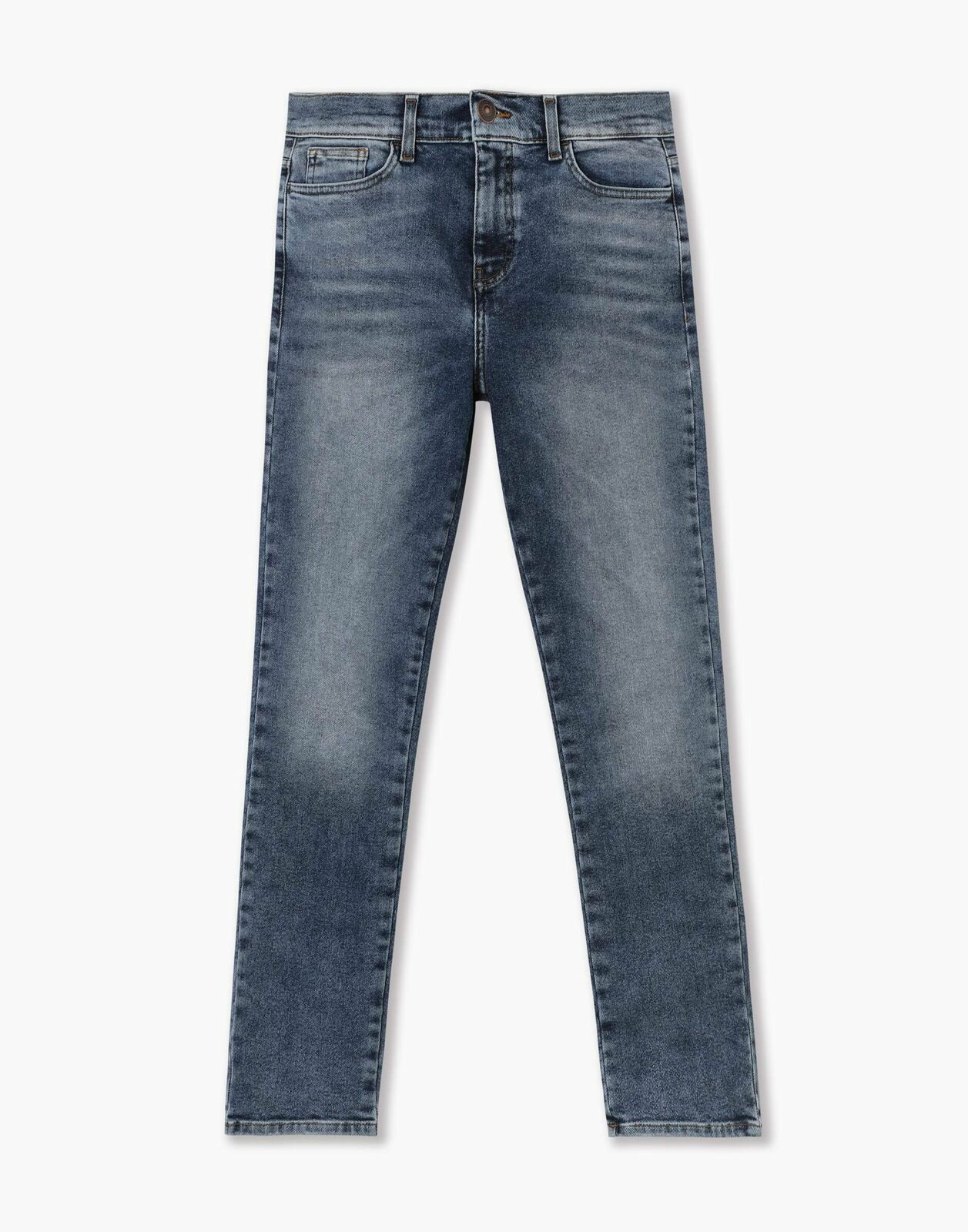 Джинсы Gloria Jeans, размер 7-8л/128, синий