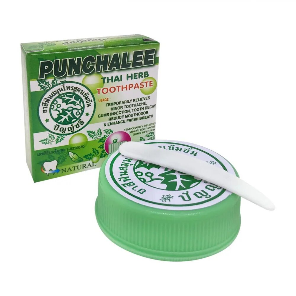 Зубная паста Punchalee на натуральных травах лечебная, 25 гр.