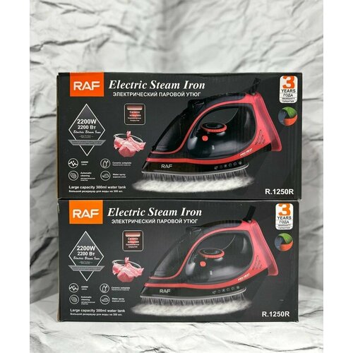 Мини утюг на пару для быстрой идеальной глажки Красный черный 250000₽