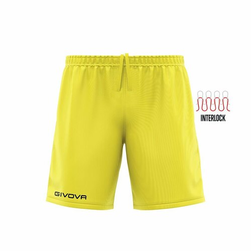 Шорты спортивные Givova, размер M, желтый шорты игровые givova p016