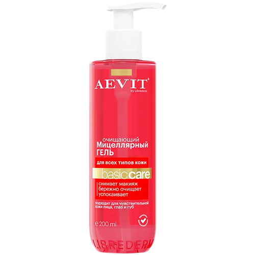Гель для кожи лица Aevit мицеллярный Basic Care 200мл 670₽