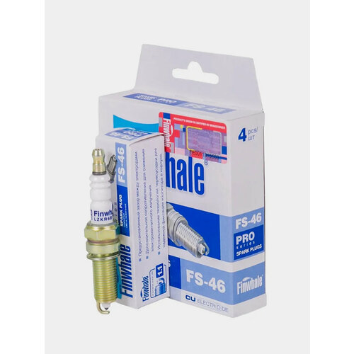 Свечи зажигания FINWHALE FS46 комплект 4 штуки 2299₽