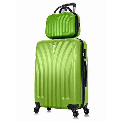 фото Комплект чемоданов l'case phuket, 2 шт., размер m, зеленый