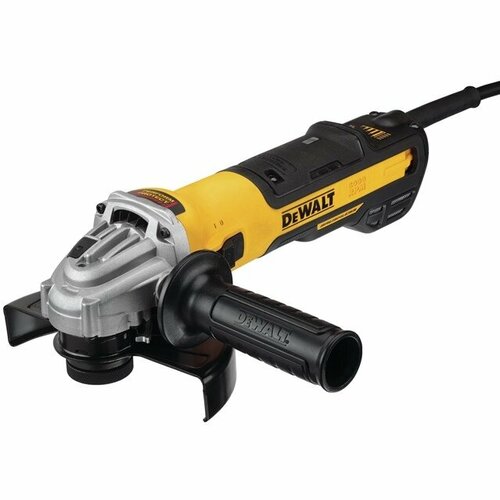 Угловая шлифмашина бесщеточная DEWALT DWE4369, 125 мм, 1700 Вт с регулировкой оборотов машина шлифовальная угловая dewalt dwe490