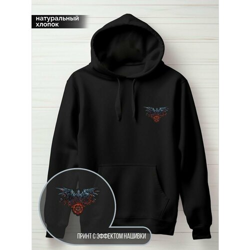 фото Худи hypnotica, размер l, черный