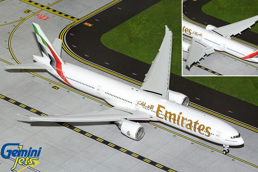 Gemini Jets Модель самолета Boeing 777-300ER (выпущенная механизация) Emirates