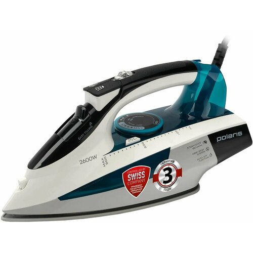Утюг Polaris PIR 2695AK 2600Вт белыйбирюзовый 559000₽
