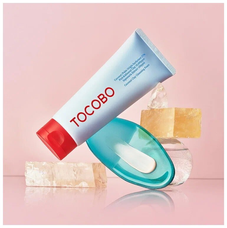 Tocobo Coconut Clay Cleansing Foam Пенка для очищения кожи с каламином