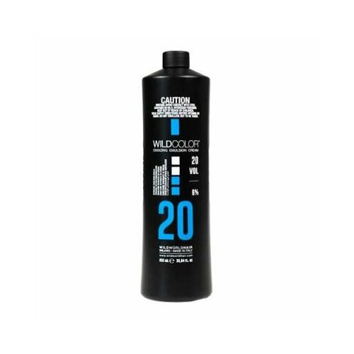 Wild Color Oxidizing Emulsion Cream 6% OXI (20 Vol) - Вайлд Колор Окисляющая крем-эмульсия 6%, 995 мл