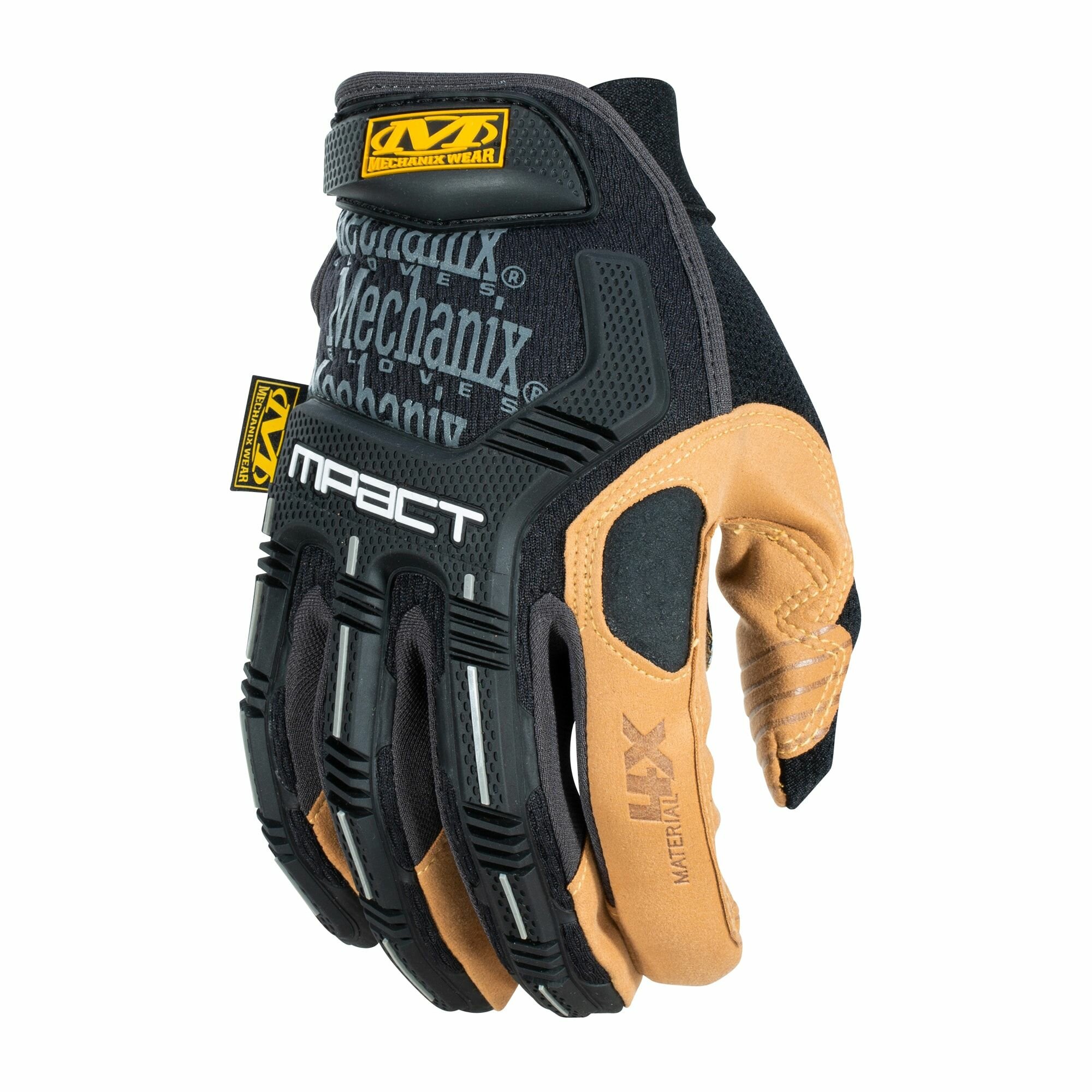 Тактические перчатки Mechanix Wear Gloves Material4x M-Pact black/coyote