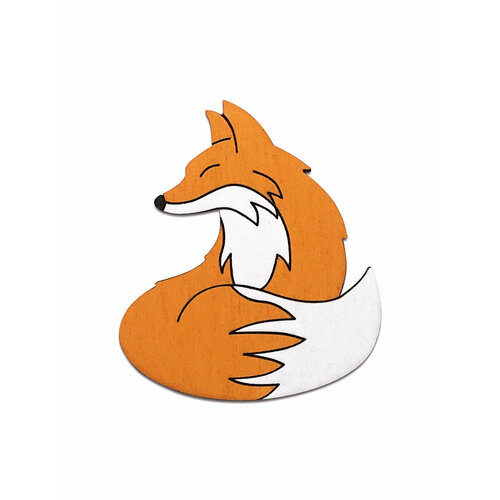 Брошь, оранжевый