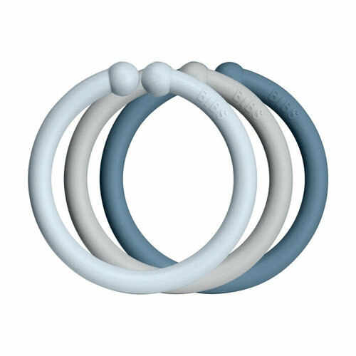 Колечки-держатели Loops 12 шт. Baby Blue/Cloud/Petrol