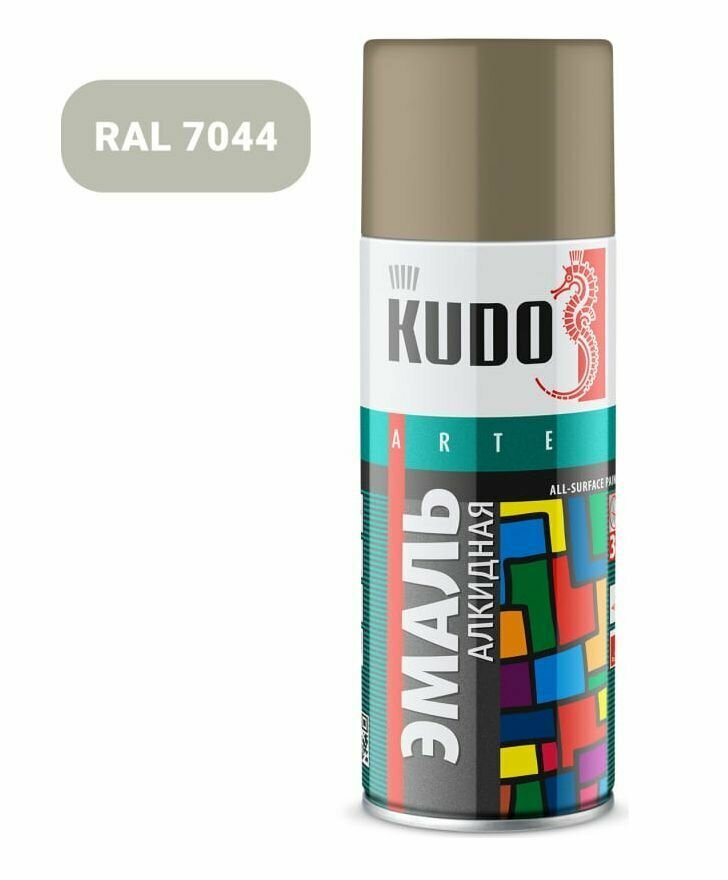 KUDO Эмаль универсальная 10089 KUDO зеленая пастельная (520 мл) KU10089