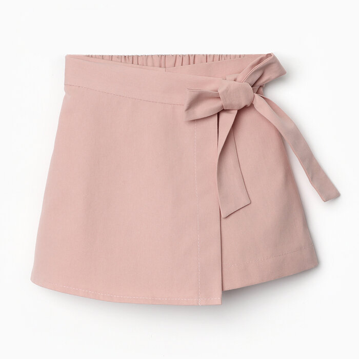 Юбка-шорты для девочки MINAKU цвет пыльно-розовый рост 122 см