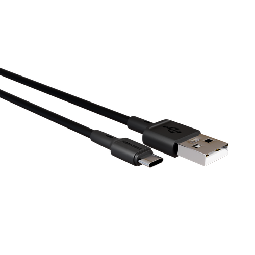 Дата-кабель USB 2.0A для Type-C More choice K19a TPE 2м Black кабель usb more choice k11a для type c 2 0а длина 1 0м золотой