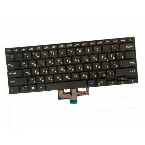 Клавиатура для ноутбука Asus Zenbook 14 UM433DA, UM433IQ black keyboard клавиатура для ноутбука asus zenbook 14 um433da um433iq черная