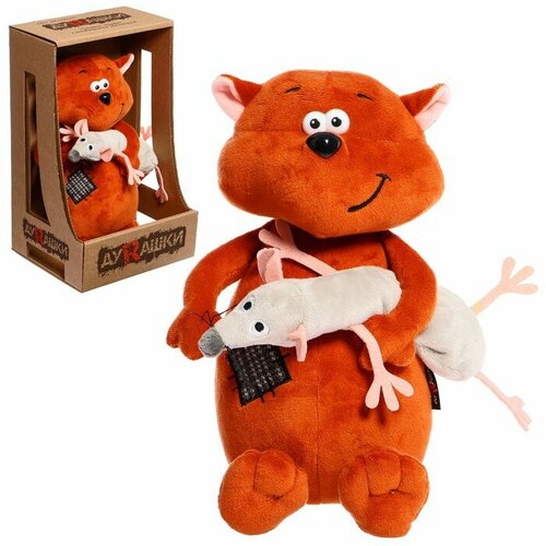 Мягкая игрушка «Котэ & Mouse», 25 см (комплект из 2 шт)