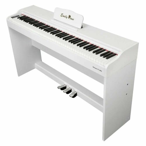 Цифровое пианино EMILY PIANO D-51 WH, белый пианино цифровое emily piano d 54 wh