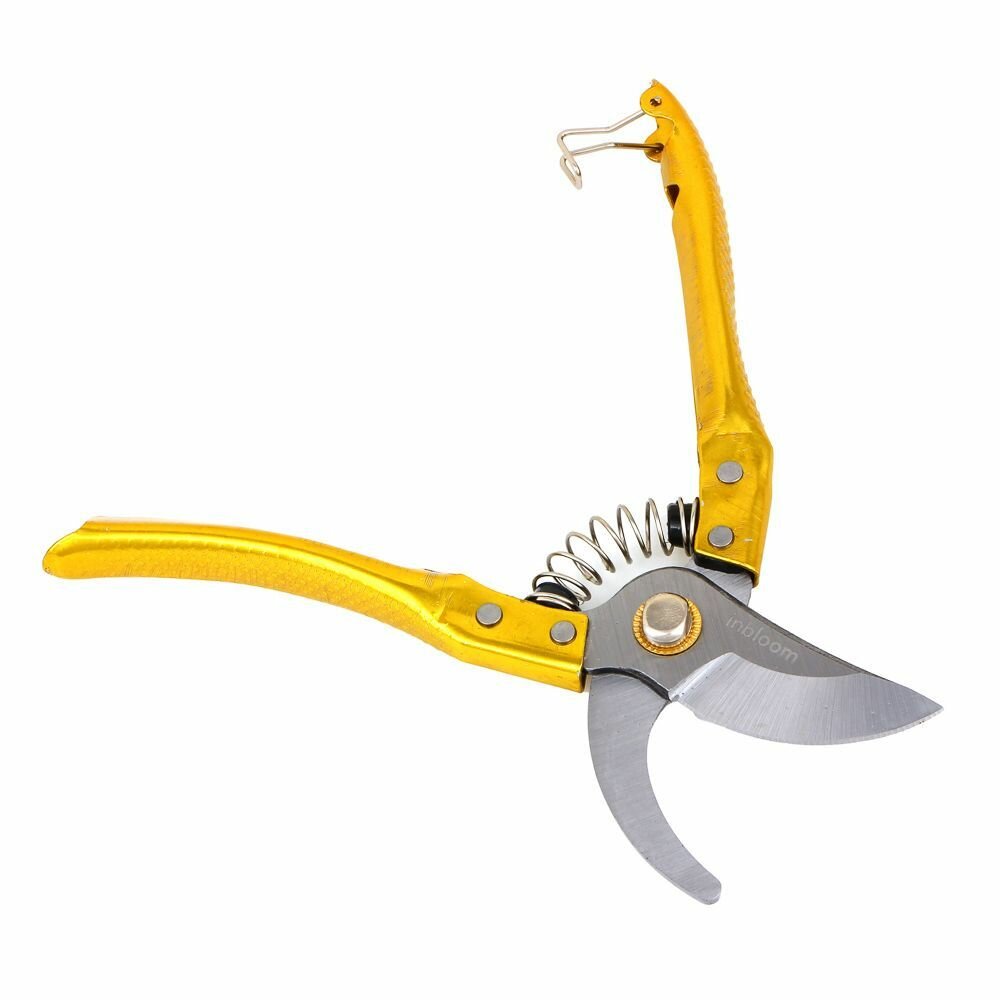 фото INBLOOM Секатор садовый с дополнительной пружиной, 21см, марганцевая сталь 65М