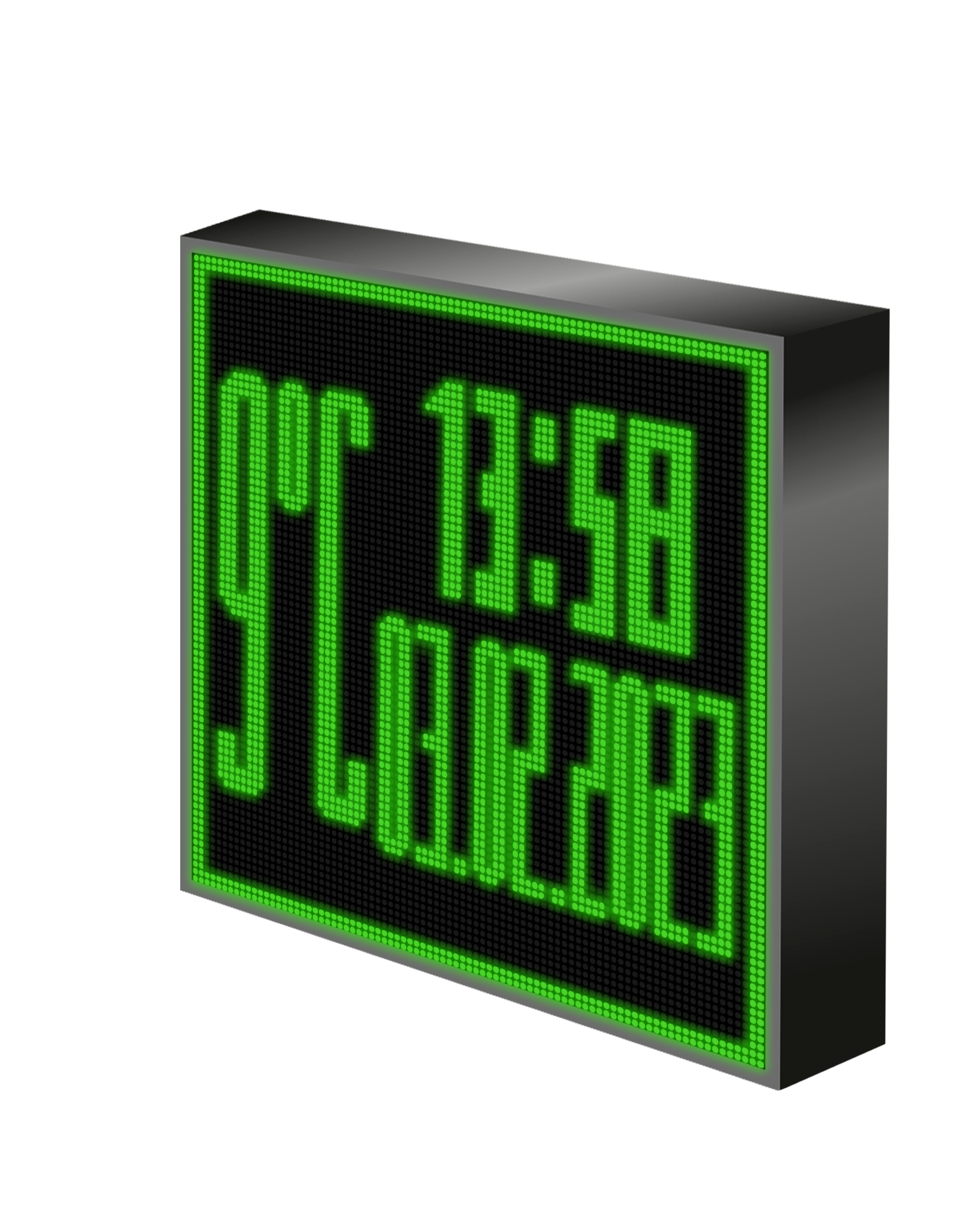 Бегущая строка/ Led /рекламная вывеска/ панель/69х69см — фото 1