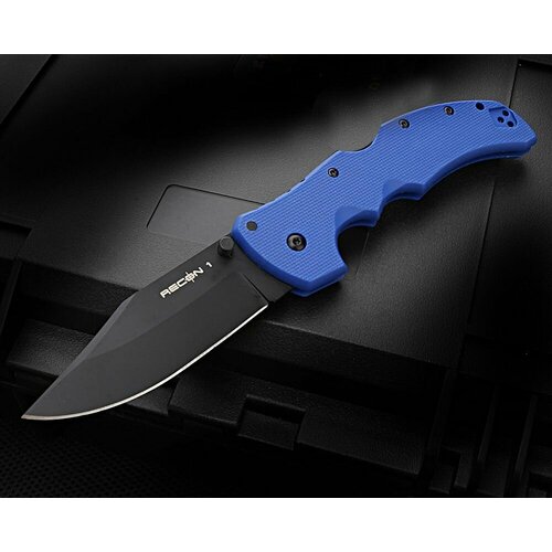фото Нож складной mirco recon 1, рукоять синий g10