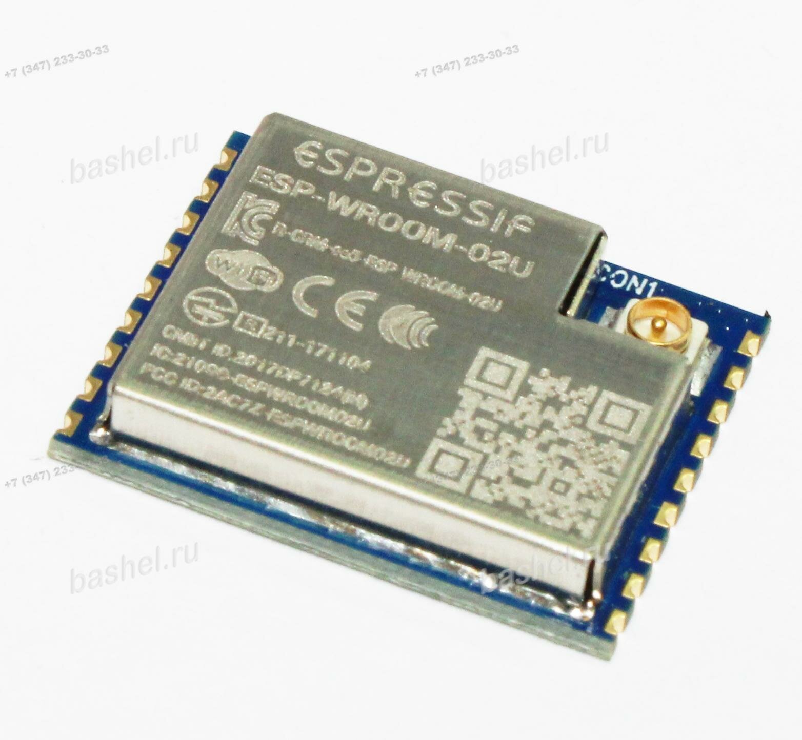 ESP-WROOM-02U /2MB/, Wi-Fi модуль, Espressif