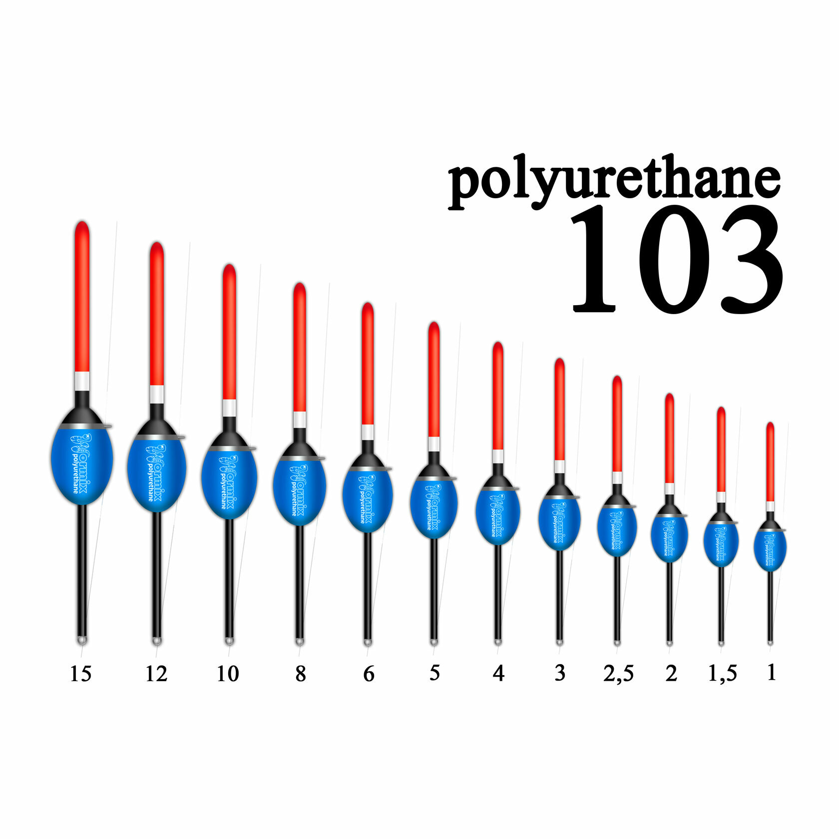 Wormix Поплавок из полиуретана 103 6г 10шт.