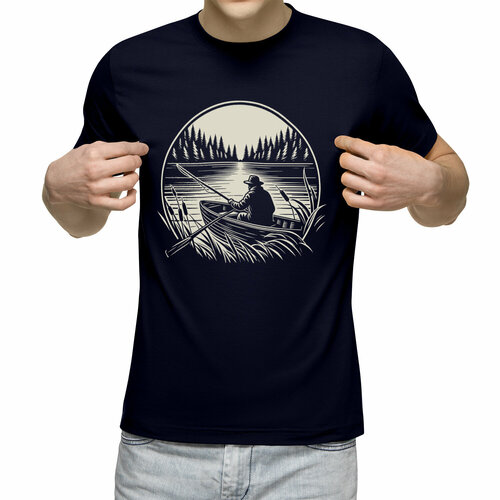 фото Футболка us basic, размер 2xl, синий