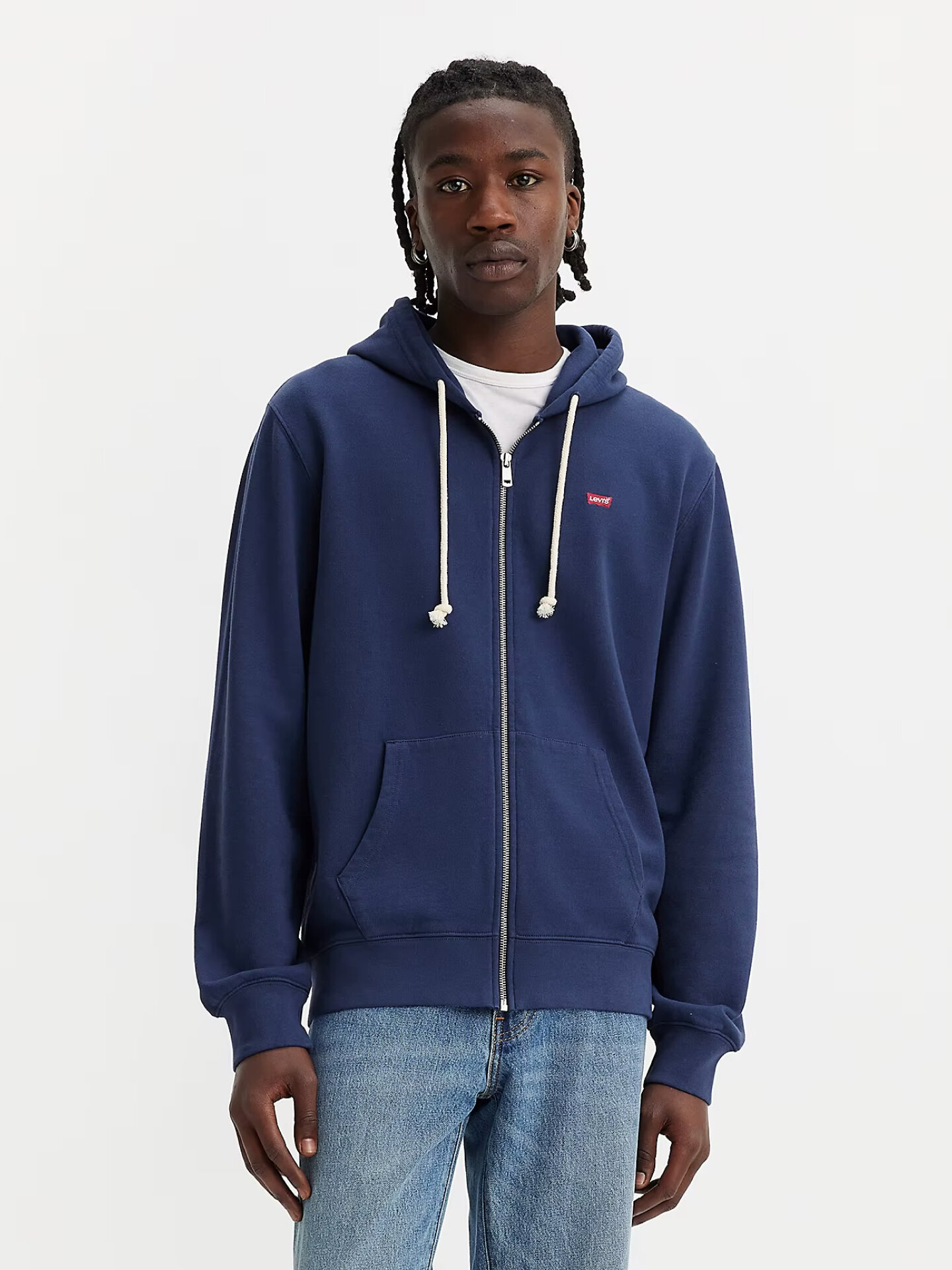 Свитшот Levi's THE ORIGINAL HM ZIP UP, размер L, , темно-синий — фото 1