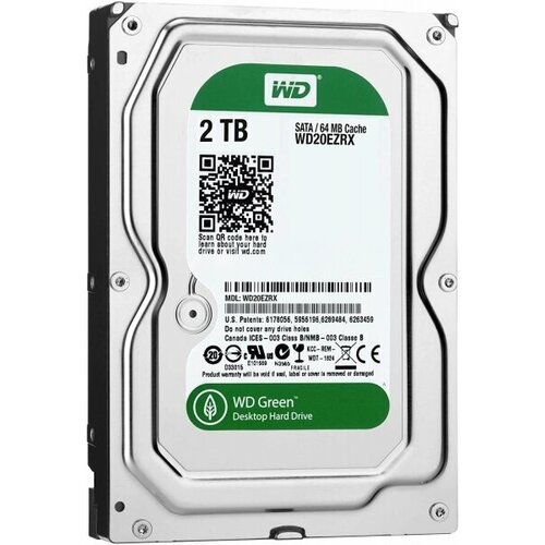 Жесткий диск Western Digital WD20EZRX 2Tb IntelliPower SATAIII 35 HDD 640000₽