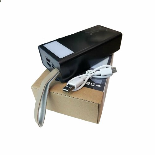 Повербанк 30000mah power bank пауэрбанк черный 334800₽