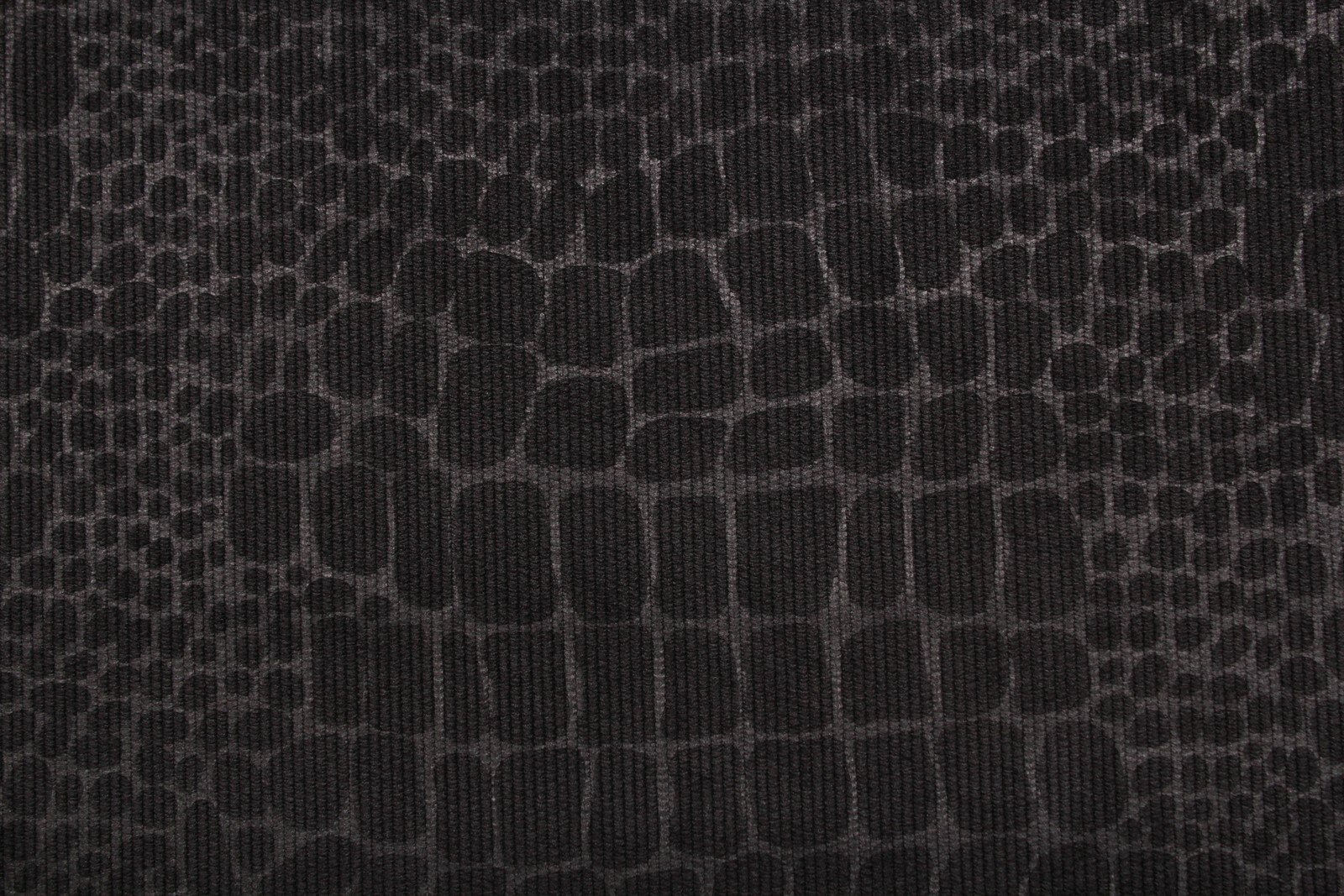 Ткань Вельвет с термопечатью чёрный под рептилию, ш150см, 0,5 м