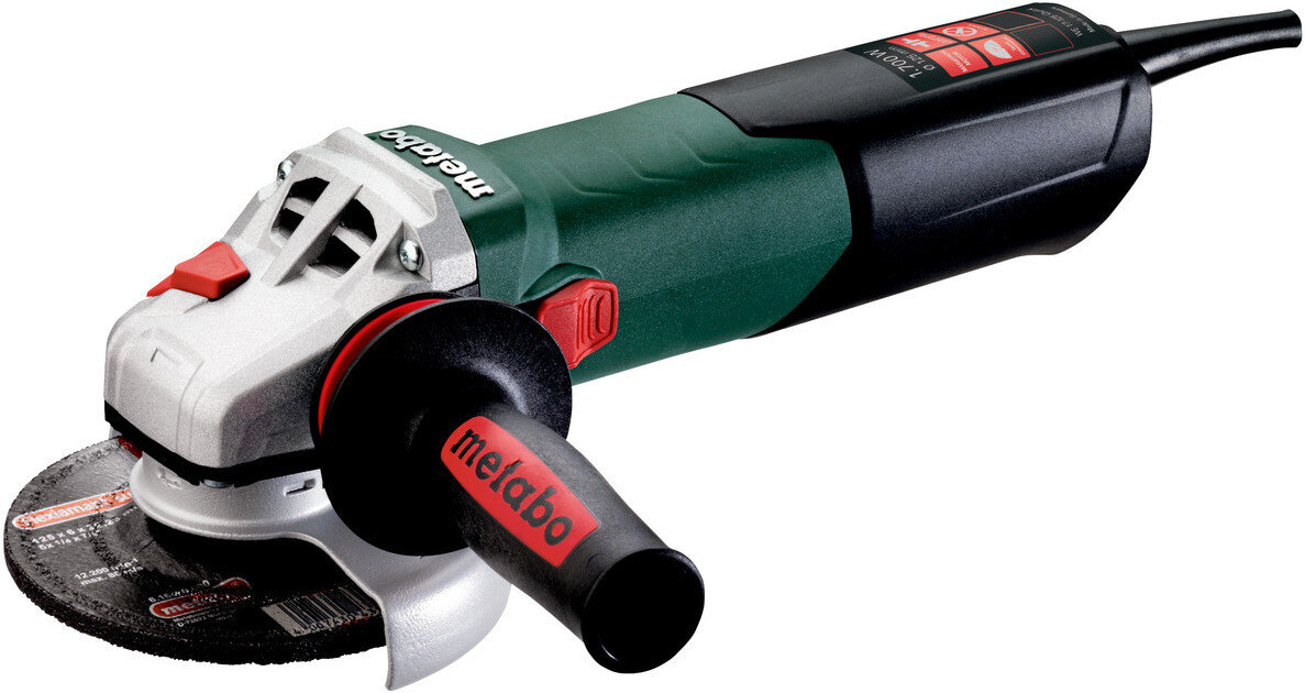 Углошлифовальная машина Metabo WE 17-125 QUICK 1700Вт 11000об/мин рез. шпин: M14 d=125мм (600515000)