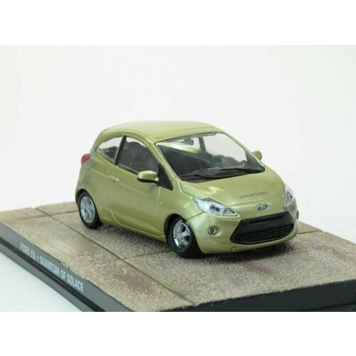 Масштабная модель Ford Ka (gold), A Quantum Of Solace, Автомобиль Джеймса Бонда владимирович а время умирать почему ян флеминг убил джеймса бонда