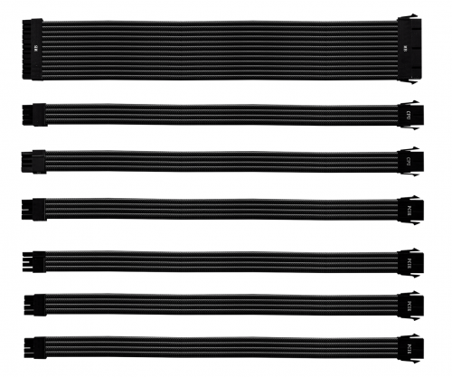 Кабели-удлинители для блока питания COOLER MASTER Extension Cable Kit PVC Black CMA-NEST16XXBK1-GL