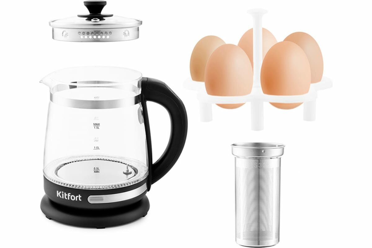 KITFORT Чайник «2 в 1» КТ-656 — фото 1