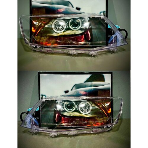 Стекла фар для Skoda Octavia A7 2013-2017 (комплект) стекла фар на Октавияа 7