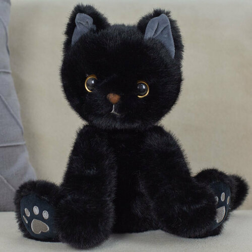 Мягкая игрушка Черный кот 27 см 1590₽