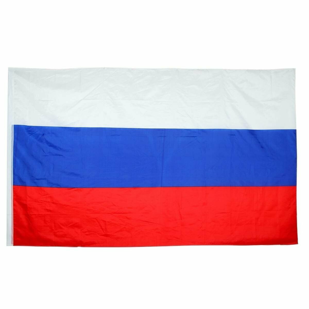 Флаг России, 150 x 250 см, карман для древка 3 см, полиэфирный шёлк
