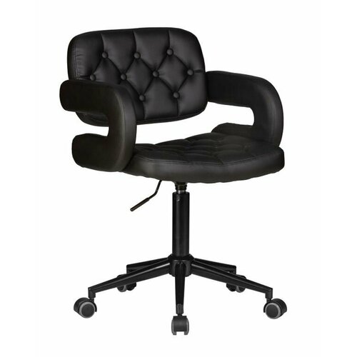 Офисное кресло для персонала DOBRIN LARRY BLACK LM-9460_BlackBase цвет чёрный